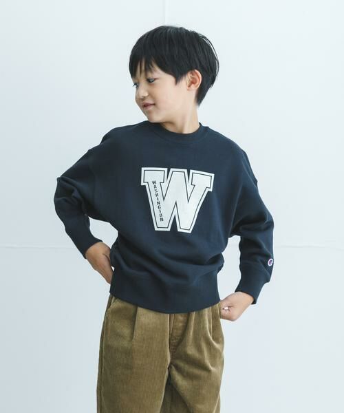 URBAN RESEARCH DOORS / アーバンリサーチ ドアーズ トップス | 『別注』Champion×DOORS　ロゴスウェット(KIDS) | 詳細19