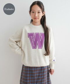 URBAN RESEARCH DOORS / アーバンリサーチ ドアーズ トップス | 『WEB/一部店舗限定』『別注』Champion×DOORS　ロゴスウェット(KIDS)
