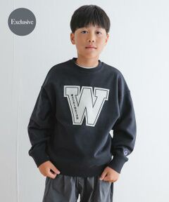 URBAN RESEARCH DOORS / アーバンリサーチ ドアーズ トップス | 『WEB/一部店舗限定』『別注』Champion×DOORS　ロゴスウェット(KIDS)