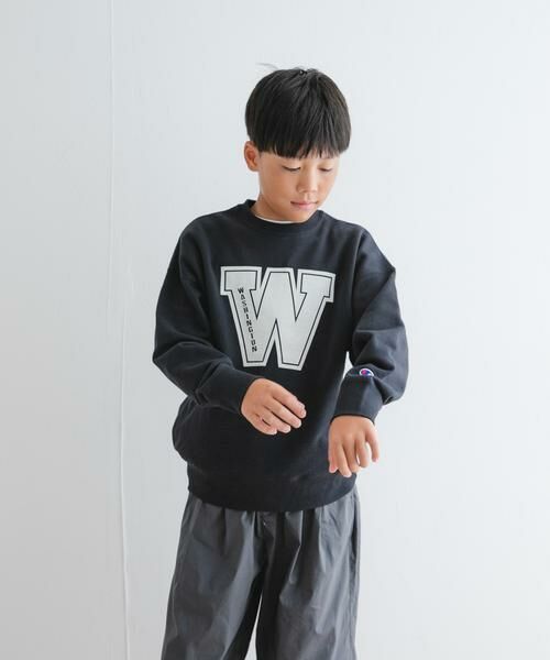URBAN RESEARCH DOORS / アーバンリサーチ ドアーズ トップス | 『WEB/一部店舗限定』『別注』Champion×DOORS　ロゴスウェット(KIDS) | 詳細10