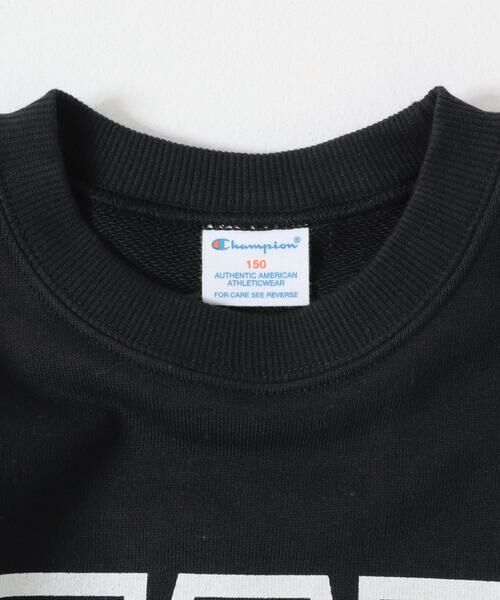 URBAN RESEARCH DOORS / アーバンリサーチ ドアーズ トップス | 『WEB/一部店舗限定』『別注』Champion×DOORS　ロゴスウェット(KIDS) | 詳細16