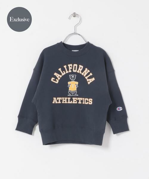 URBAN RESEARCH DOORS/アーバンリサーチ ドアーズ 『別注』Champion×DOORS アニマルスウェット(KIDS) ネイビー 105 URBAN RESEARCH DOORS/アーバンリサーチ ドアーズ 『別注』Champion×DOORS アニマルスウェット(KIDS) ネイビー 105