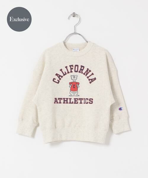 URBAN RESEARCH DOORS/アーバンリサーチ ドアーズ 『別注』Champion×DOORS アニマルスウェット(KIDS) アイボリー 105 URBAN RESEARCH DOORS/アーバンリサーチ ドアーズ 『別注』Champion×DOORS アニマルスウェット(KIDS) アイボリー 105