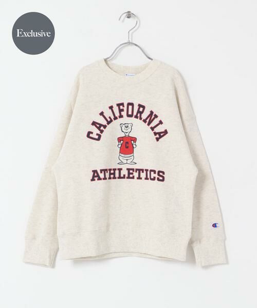 URBAN RESEARCH DOORS/アーバンリサーチ ドアーズ 『WEB/一部店舗限定』『別注』Champion×DOORS アニマルスウェット(KIDS) アイボリー 150 URBAN RESEARCH DOORS/アーバンリサーチ ドアーズ 『WEB/一部店舗限定』『別注』Champion×DOORS アニマルスウェット(KIDS) アイボリー 150