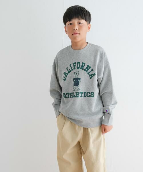 URBAN RESEARCH DOORS / アーバンリサーチ ドアーズ トップス | 『WEB/一部店舗限定』『別注』Champion×DOORS　アニマルスウェット(KIDS) | 詳細21