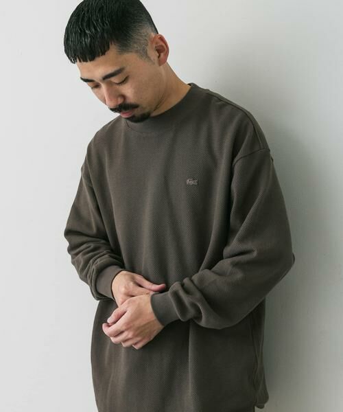 URBAN RESEARCH DOORS / アーバンリサーチ ドアーズ Tシャツ | 『別注』LACOSTE×DOORS　thick pique mock long-sleeve | 詳細2