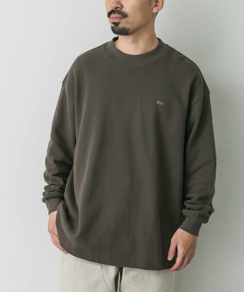 URBAN RESEARCH DOORS / アーバンリサーチ ドアーズ Tシャツ | 『別注』LACOSTE×DOORS　thick pique mock long-sleeve | 詳細4
