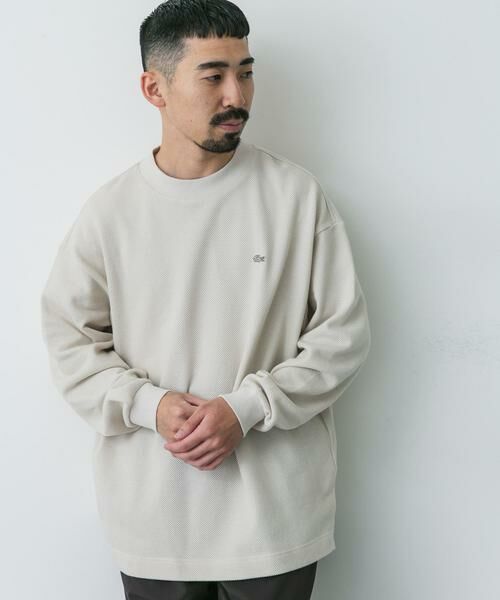 URBAN RESEARCH DOORS / アーバンリサーチ ドアーズ Tシャツ | 『別注』LACOSTE×DOORS　thick pique mock long-sleeve | 詳細28