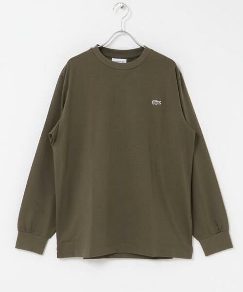 URBAN RESEARCH DOORS/アーバンリサーチ ドアーズ LACOSTE ベーシックロングスリーブTシャツ カーキ 4