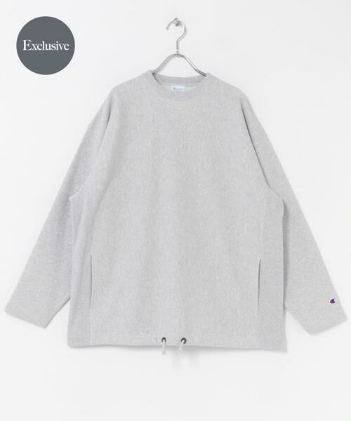 URBAN RESEARCH DOORS/アーバンリサーチ ドアーズ 『別注』Champion×DOORS CREWNECK SWEATSHIRTS グレー M URBAN RESEARCH DOORS/アーバンリサーチ ドアーズ 『別注』Champion×DOORS CREWNECK SWEATSHIRTS グレー M