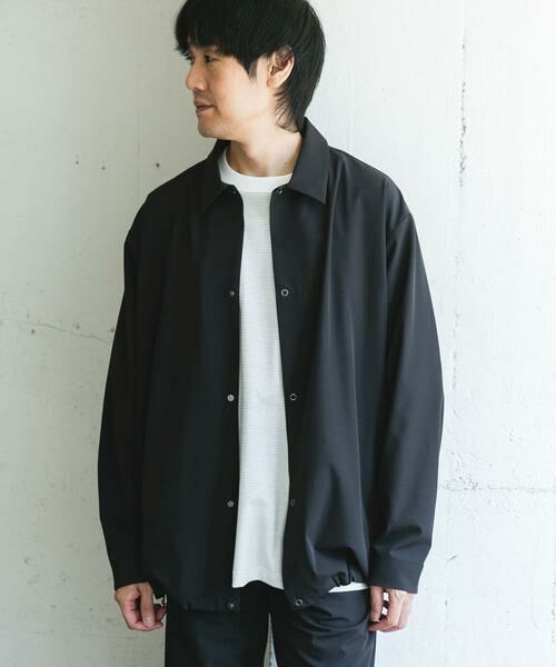 URBAN RESEARCH DOORS / アーバンリサーチ ドアーズ シャツ・ブラウス | 『XLサイズ/WEB限定』『UR TECH』サマシェア ロングスリーブシャツカーディガン | 詳細2