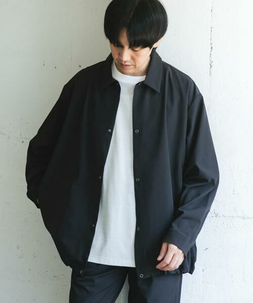 URBAN RESEARCH DOORS / アーバンリサーチ ドアーズ シャツ・ブラウス | 『XLサイズ/WEB限定』『UR TECH』サマシェア ロングスリーブシャツカーディガン | 詳細3