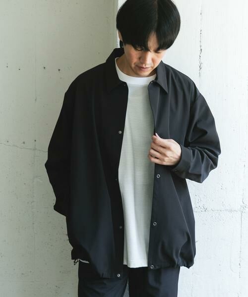 URBAN RESEARCH DOORS / アーバンリサーチ ドアーズ シャツ・ブラウス | 『XLサイズ/WEB限定』『UR TECH』サマシェア ロングスリーブシャツカーディガン | 詳細4