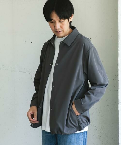 URBAN RESEARCH DOORS / アーバンリサーチ ドアーズ シャツ・ブラウス | 『XLサイズ/WEB限定』『UR TECH』サマシェア ロングスリーブシャツカーディガン | 詳細11