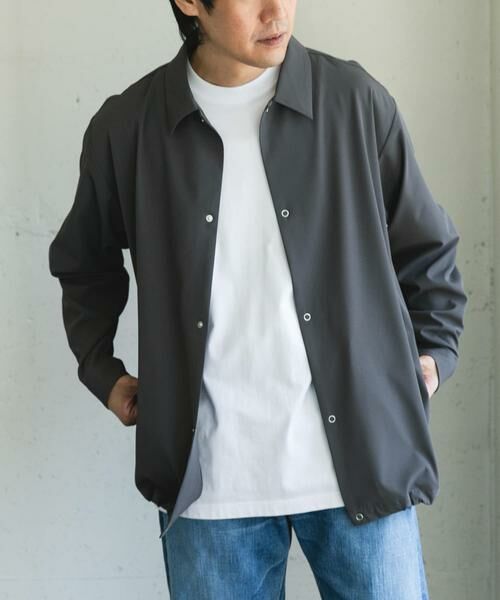 URBAN RESEARCH DOORS / アーバンリサーチ ドアーズ シャツ・ブラウス | 『XLサイズ/WEB限定』『UR TECH』サマシェア ロングスリーブシャツカーディガン | 詳細12