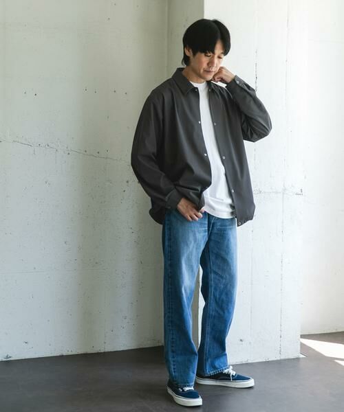 URBAN RESEARCH DOORS / アーバンリサーチ ドアーズ シャツ・ブラウス | 『XLサイズ/WEB限定』『UR TECH』サマシェア ロングスリーブシャツカーディガン | 詳細15