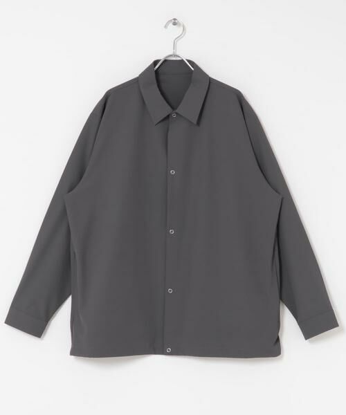 URBAN RESEARCH DOORS / アーバンリサーチ ドアーズ シャツ・ブラウス | 『XLサイズ/WEB限定』『UR TECH』サマシェア ロングスリーブシャツカーディガン | 詳細16