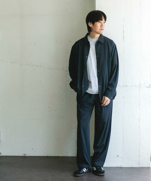 URBAN RESEARCH DOORS / アーバンリサーチ ドアーズ シャツ・ブラウス | 『XLサイズ/WEB限定』『UR TECH』サマシェア ロングスリーブシャツカーディガン | 詳細24