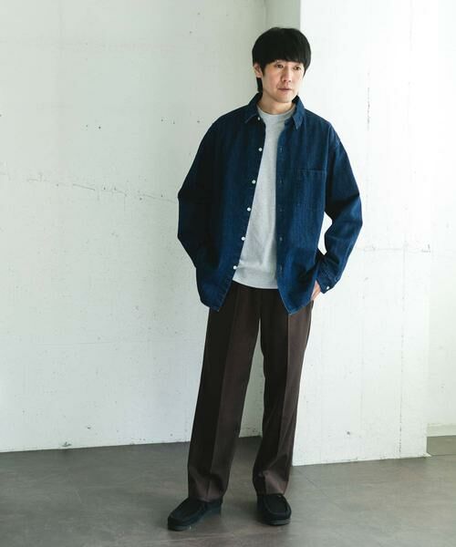 URBAN RESEARCH DOORS / アーバンリサーチ ドアーズ シャツ・ブラウス | デニムレギュラーカラーシャツ | 詳細12