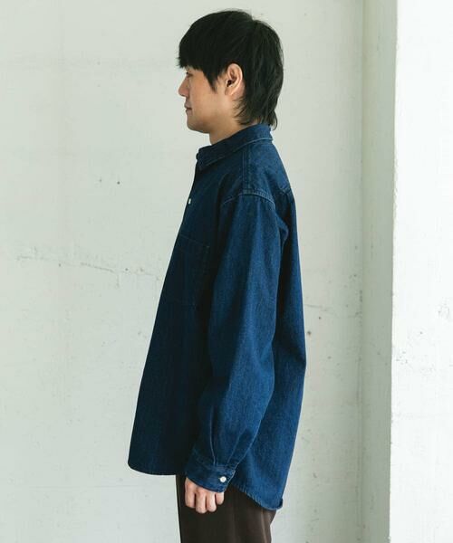 URBAN RESEARCH DOORS / アーバンリサーチ ドアーズ シャツ・ブラウス | デニムレギュラーカラーシャツ | 詳細18