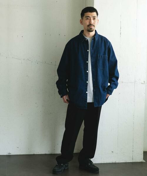 URBAN RESEARCH DOORS / アーバンリサーチ ドアーズ シャツ・ブラウス | デニムレギュラーカラーシャツ | 詳細5