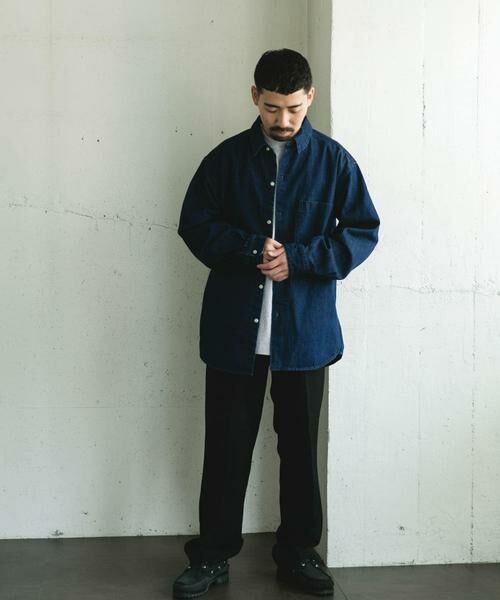 URBAN RESEARCH DOORS / アーバンリサーチ ドアーズ シャツ・ブラウス | デニムレギュラーカラーシャツ | 詳細6