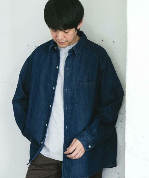 URBAN RESEARCH DOORS / アーバンリサーチ ドアーズ シャツ・ブラウス | デニムレギュラーカラーシャツ | 詳細8