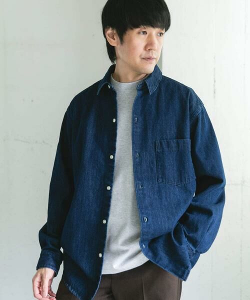 URBAN RESEARCH DOORS / アーバンリサーチ ドアーズ シャツ・ブラウス | デニムレギュラーカラーシャツ | 詳細9