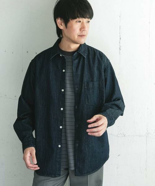 URBAN RESEARCH DOORS / アーバンリサーチ ドアーズ シャツ・ブラウス | デニムレギュラーカラーシャツ | 詳細28