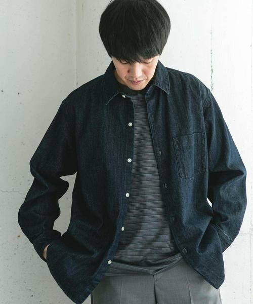 URBAN RESEARCH DOORS / アーバンリサーチ ドアーズ シャツ・ブラウス | デニムレギュラーカラーシャツ | 詳細29