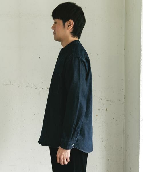 URBAN RESEARCH DOORS / アーバンリサーチ ドアーズ シャツ・ブラウス | デニムバンドカラーシャツ | 詳細20