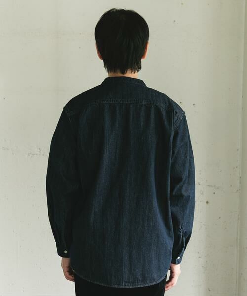 URBAN RESEARCH DOORS / アーバンリサーチ ドアーズ シャツ・ブラウス | デニムバンドカラーシャツ | 詳細21