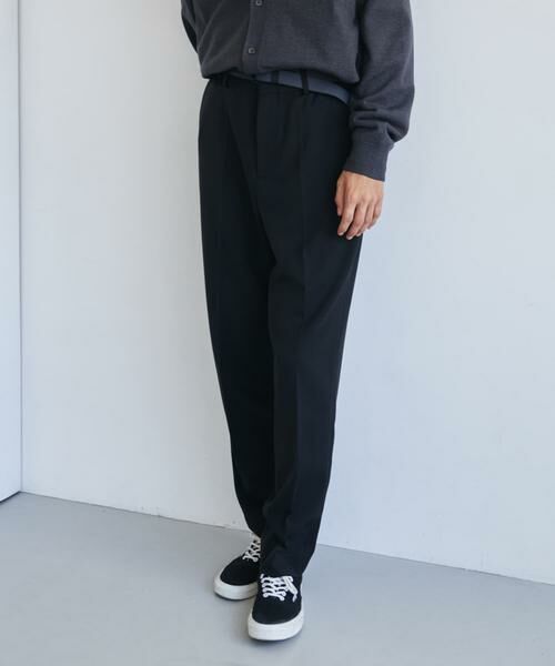 URBAN RESEARCH DOORS / アーバンリサーチ ドアーズ その他パンツ | 『仁村紗和さん着用』『UR TECH』完声テーパードトラウザー | 詳細28