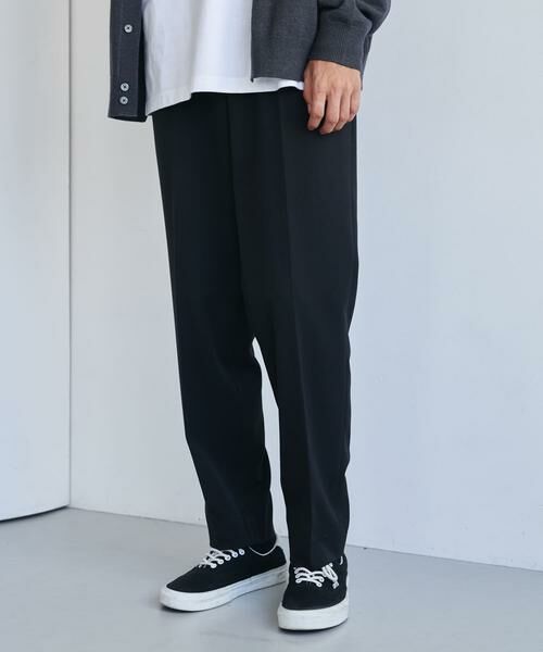 URBAN RESEARCH DOORS/アーバンリサーチ ドアーズ 『仁村紗和さん着用』『UR TECH』完声テーパードトラウザー ネイビー M URBAN RESEARCH DOORS/アーバンリサーチ ドアーズ 『仁村紗和さん着用』『UR TECH』完声テーパードトラウザー ネイビー M