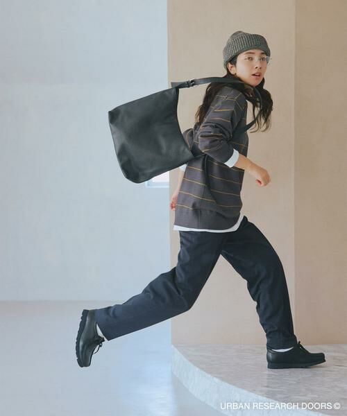 URBAN RESEARCH DOORS/アーバンリサーチ ドアーズ 『仁村紗和さん着用』『UR TECH』完声テーパードトラウザー ブラック XL URBAN RESEARCH DOORS/アーバンリサーチ ドアーズ 『仁村紗和さん着用』『UR TECH』完声テーパードトラウザー ブラック XL