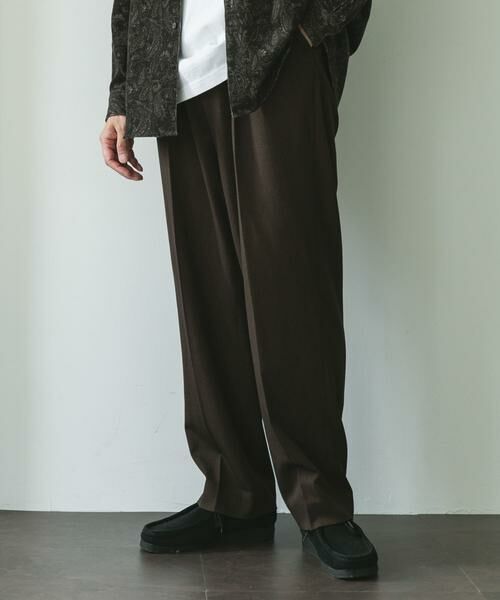 URBAN RESEARCH DOORS / アーバンリサーチ ドアーズ その他パンツ | 『仁村紗和さん着用』『UR TECH』完声2タックワイドトラウザー | 詳細10