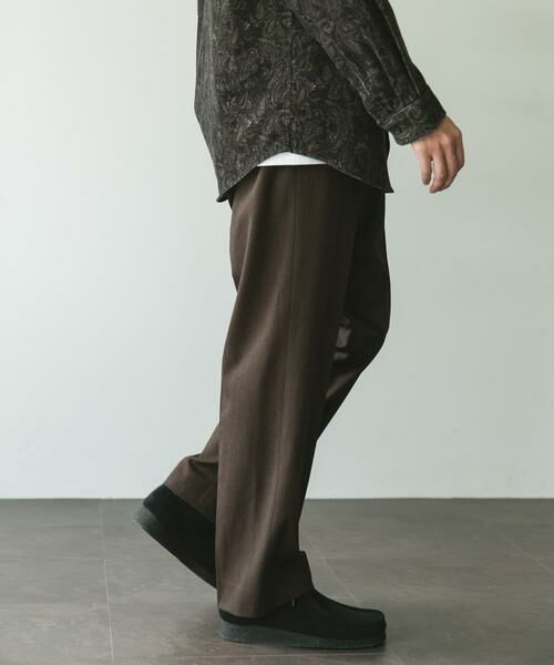 URBAN RESEARCH DOORS / アーバンリサーチ ドアーズ その他パンツ | 『仁村紗和さん着用』『UR TECH』完声2タックワイドトラウザー | 詳細12