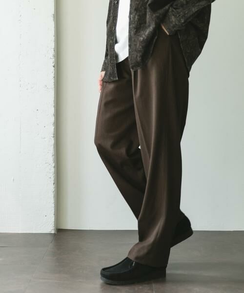 URBAN RESEARCH DOORS / アーバンリサーチ ドアーズ その他パンツ | 『仁村紗和さん着用』『UR TECH』完声2タックワイドトラウザー | 詳細13