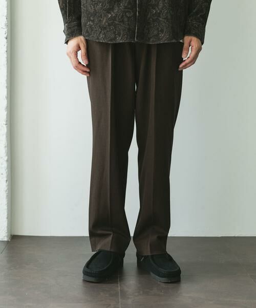 URBAN RESEARCH DOORS / アーバンリサーチ ドアーズ その他パンツ | 『仁村紗和さん着用』『UR TECH』完声2タックワイドトラウザー | 詳細16