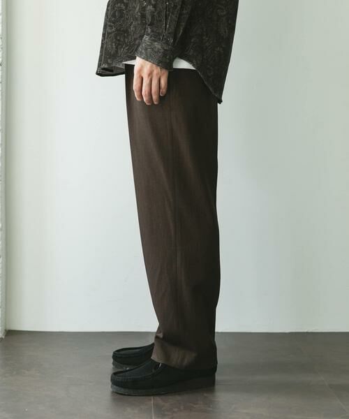 URBAN RESEARCH DOORS / アーバンリサーチ ドアーズ その他パンツ | 『仁村紗和さん着用』『UR TECH』完声2タックワイドトラウザー | 詳細17