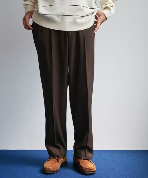 URBAN RESEARCH DOORS / アーバンリサーチ ドアーズ その他パンツ | 『仁村紗和さん着用』『UR TECH』完声2タックワイドトラウザー | 詳細2