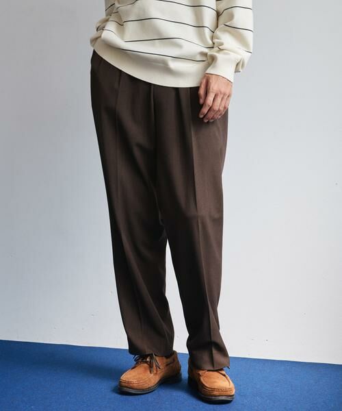 URBAN RESEARCH DOORS / アーバンリサーチ ドアーズ その他パンツ | 『仁村紗和さん着用』『UR TECH』完声2タックワイドトラウザー | 詳細3