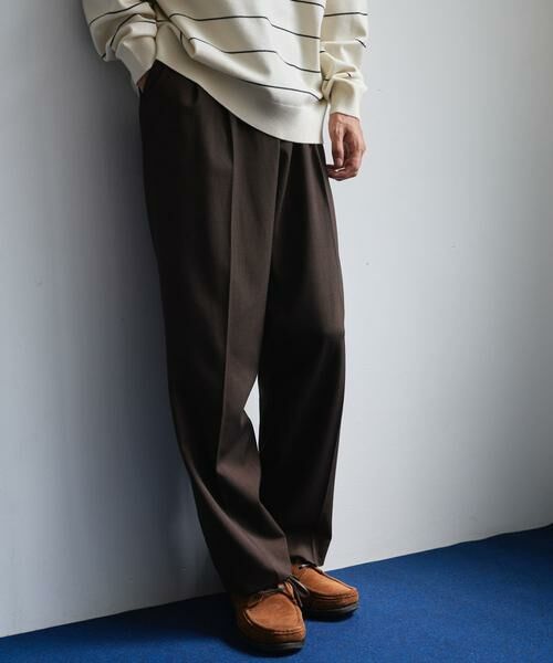 URBAN RESEARCH DOORS / アーバンリサーチ ドアーズ その他パンツ | 『仁村紗和さん着用』『UR TECH』完声2タックワイドトラウザー | 詳細5