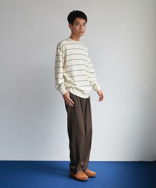 URBAN RESEARCH DOORS / アーバンリサーチ ドアーズ その他パンツ | 『仁村紗和さん着用』『UR TECH』完声2タックワイドトラウザー | 詳細8