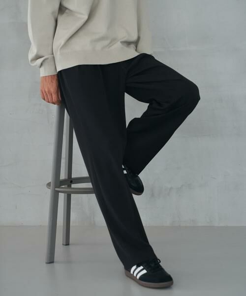 URBAN RESEARCH DOORS / アーバンリサーチ ドアーズ その他パンツ | 『仁村紗和さん着用』『UR TECH』完声2タックワイドトラウザー | 詳細28