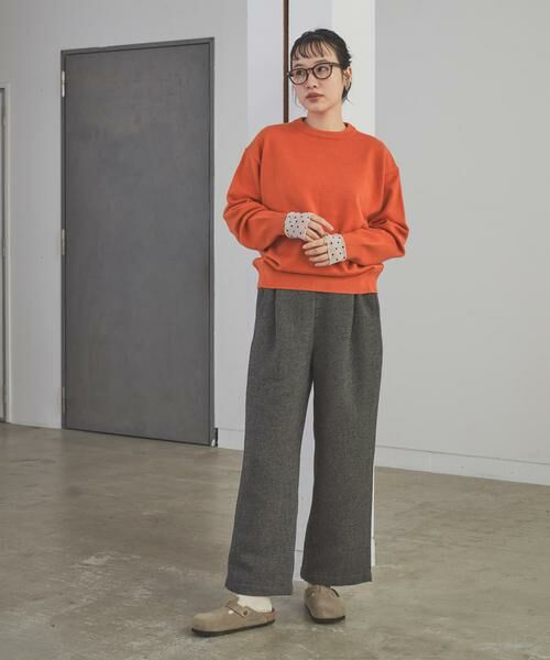 URBAN RESEARCH DOORS / アーバンリサーチ ドアーズ Tシャツ | 袖ドット柄切替ロングTシャツ | 詳細6