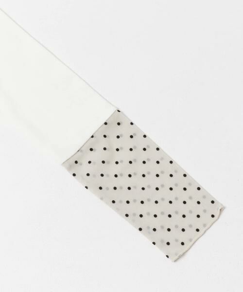 URBAN RESEARCH DOORS / アーバンリサーチ ドアーズ Tシャツ | 袖ドット柄切替ロングTシャツ | 詳細8