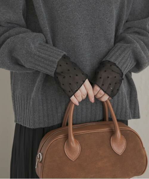 URBAN RESEARCH DOORS / アーバンリサーチ ドアーズ Tシャツ | 袖ドット柄切替ロングTシャツ | 詳細9