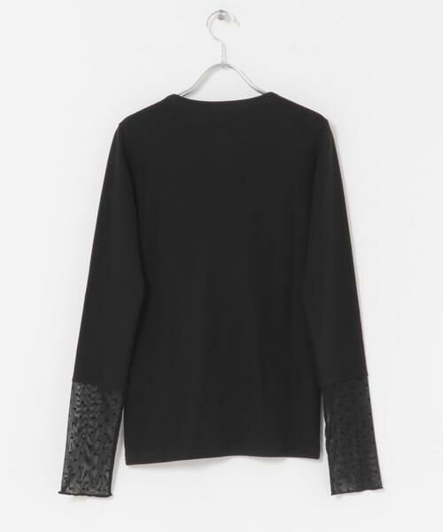 URBAN RESEARCH DOORS / アーバンリサーチ ドアーズ Tシャツ | 袖ドット柄切替ロングTシャツ | 詳細14