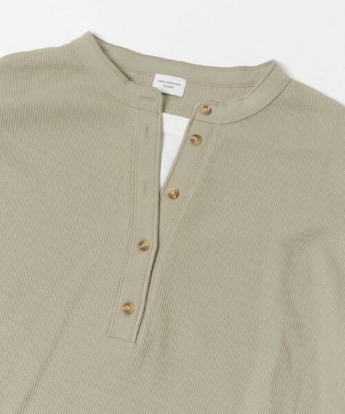 URBAN RESEARCH DOORS / アーバンリサーチ ドアーズ Tシャツ | レイヤード風ワッフルヘンリープルオーバー | 詳細21